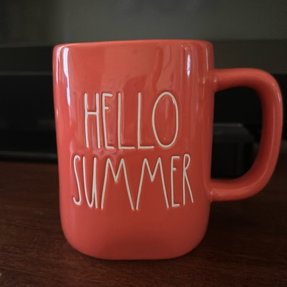 HELLO SUMMER dish towel & Rae Dunn Mug - Picture 2 of 5